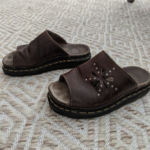Dr. Marten's Vintage Floral Sandals Brown